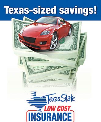 Texas State Low Cost Insurance