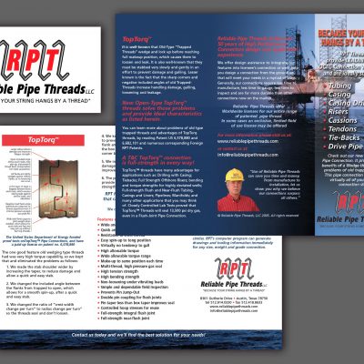 RPT brochure design/Austin, TX